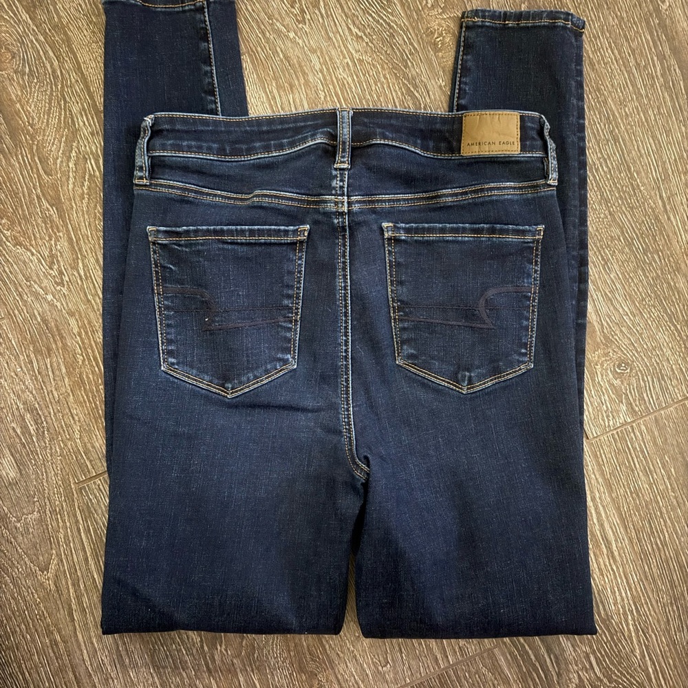 American Eagle Outfitters Dark Indigo Skinny Jeans - next level stretch